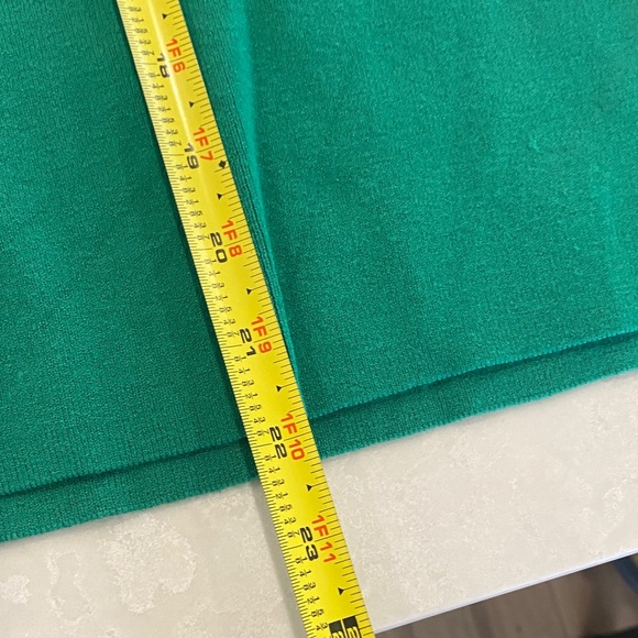 T Tahari Teal Ruffle Sleeve Tank Top - Picture 5 of 7